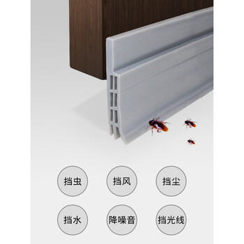门缝挡条三层中空隔音条自粘门缝门底密封条玻璃门窗户防风贴挡水条lq
