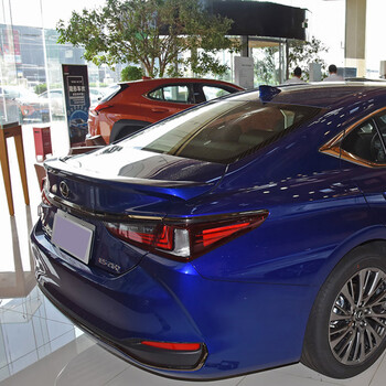 适用雷克萨斯es200尾翼1821款汽车改装件高配原厂卧式压尾免打孔原厂