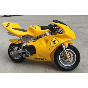 2022新款迷你摩托车小趴赛小型汽油49cc儿童小跑车电动车越野 二冲