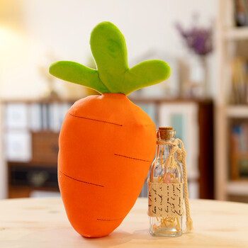 软体水果蔬菜毛绒玩具挂件公仔抓机娃娃婚庆抛洒幼儿园礼物 胡萝卜