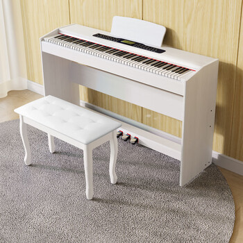 杰兰特电钢琴88键重锤电子钢琴儿童初学幼师专业考级成人立式电子钢琴
