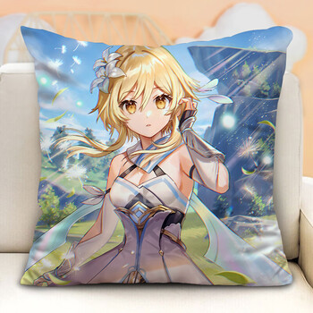 校园季莹抱枕原神周边妹妹旅行者游戏床上毛绒定制头枕车用二合一抱枕