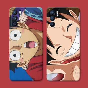 yngfn 可爱路飞适用oppo reno6手机壳5pro 7海贼王4se动漫z3男款ace2k