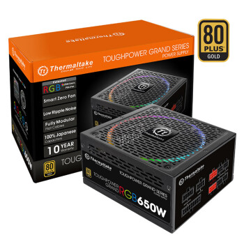 TtThermaltake650W TPG RGB 650W ̨ʽԴRGB/80PLUS/ȫģ/ȫϵݣ