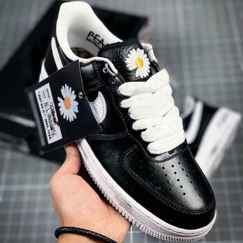 1权志龙gd2.0小雏菊刮刮乐af1空军学生男女休闲板鞋 黑色可刮 40