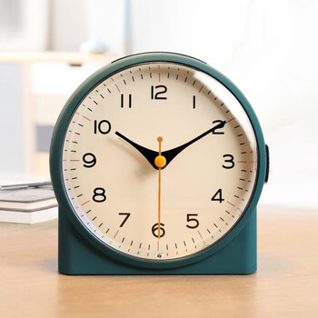 笑烛禹诺床头小台钟卧室台式闹钟儿童专用时钟学生用起床神器桌面钟表