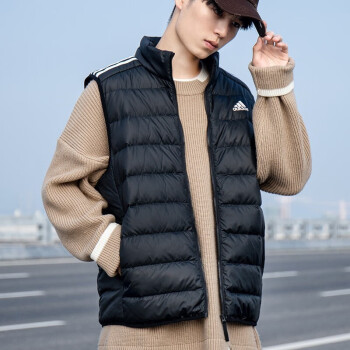 阿迪达斯（adidas） 羽绒背心男子2023冬季新款防寒保暖马甲连帽防风羽绒服BQ2006 GH4583 S 175/92A
