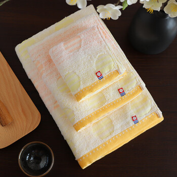 Xhayashi日本进口今治大毛巾浴巾家用纯棉吸水速干男女洗澡毛巾礼盒装速干浴巾黄 图片价格品牌报价 京东