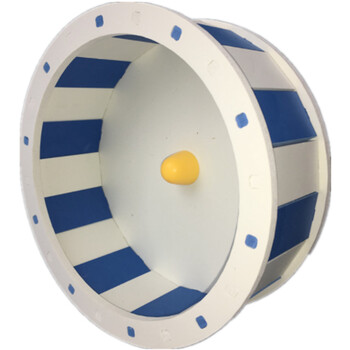 仓鼠玩具金丝熊刺猬透明水晶跑球透明跑轮滚轮转轮运动轮仓鼠用品 蓝