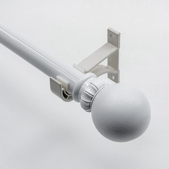 定制窗帘杆罗马杆轻奢现代简约单杆双杆静音加厚铝合金杆子配件齐全