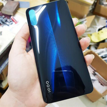 vivo iqoo原装玻璃后盖vivoiqoo后壳替换iq00手机外壳电池盖 电光蓝