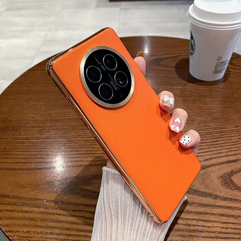 深镇祥壳 华为mate50pro手机壳轻奢防摔m40pro素皮超薄m30镜头全包