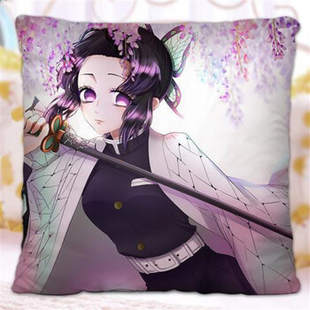 蝴蝶忍谷子周边 虫柱抱枕鬼灭之刃动漫来图定制靠垫送女朋友 蝴蝶忍