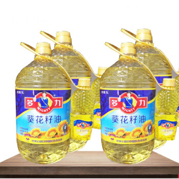 葵花油多力葵花籽油5l*4桶加發4小瓶238ml 物理壓榨多力食用油