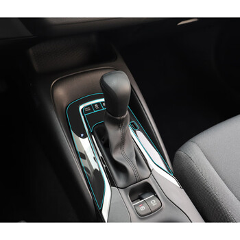 崽白专用于14-21款丰田卡罗拉中控排挡保护膜排档高清tpu透明贴膜内饰