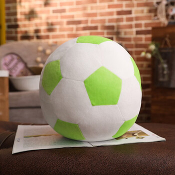 小布咚世界杯纪念品仿真足球抱枕公仔卡玩偶球迷周边娃娃可定制logo绿