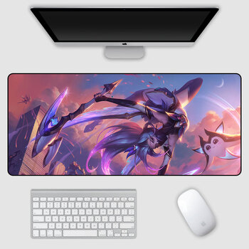 精品星之守护者鼠标卡莎 lol游戏鼠标垫starguardian超大防水电脑桌垫