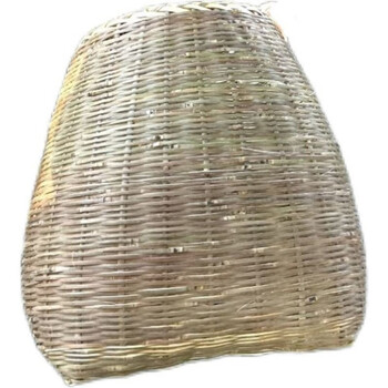 采茶叶的篮子斜挎竹背篓手工茶篮竹编制品篓鱼篓茶箩青竹篓特色小背篓