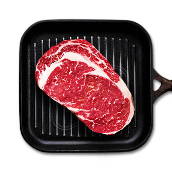 【厚切牛排】嘉食和 澳洲原切眼肉厚牛排套餐6块共1.5公斤【原切】生鲜牛肉肉眼家庭牛扒配黄油