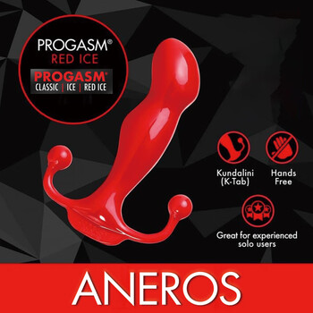 ANEROS美国 ANEROS PROGASM ICE 男士前列腺后庭按摩器 男士后庭按摩器 红色