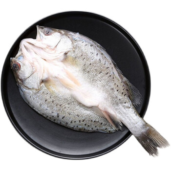 皓谦【jd京鲜配送】海鲈鱼开背新鲜活冷冻深海鱼清蒸去内脏纸包鱼烤鱼