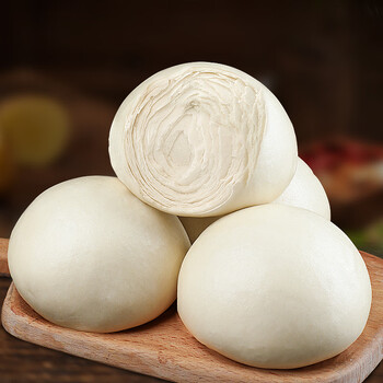 山东大馒头呛面老面馒头早餐纯手工千层批发馍馍北方 麦芯粉千层呛面