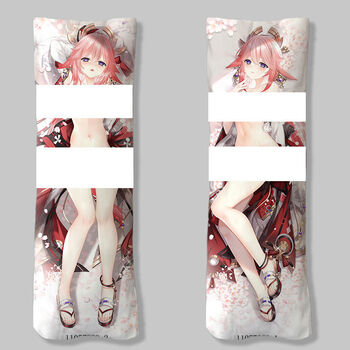 帝昂八重神子抱枕动漫原神二次元等身抱枕卡通周边订制动漫周边毛绒