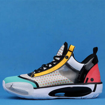 aj34纯原实战篮球鞋郭艾伦冰蓝巴黎中国年男鞋运动跑步鞋 糖果 43