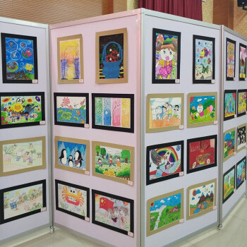 昊拓简易卡纸画框裱8开儿童画简易相框纸相框小相框卡纸框照片墙画展