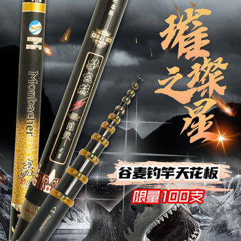 梦巴赫旗舰鱼竿璀璨之星前打竿谷麦逗钓竿轻硬19调三定位不剪线碳