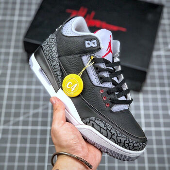 纯元 air 3 og aj3 黑水泥 爆裂纹 篮球鞋 854262-001 黑水泥 39