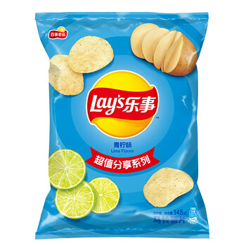 乐事薯片 乐事 Lay S 薯片零食休闲食品 青柠味145g 百事食品 行情报价价格评测 京东