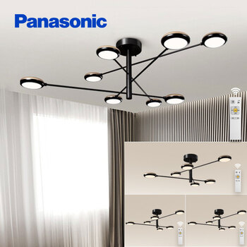松下panasonic客厅灯吊灯套餐遥控现代简约卧室餐厅灯饰北欧灯具悦萍