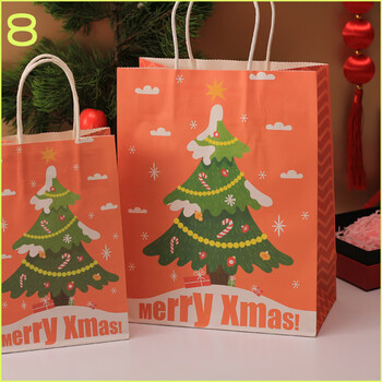 外泽 圣诞节礼品袋包装袋 圣诞手提袋礼物袋圣诞节