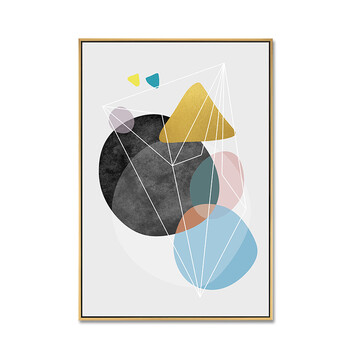 客厅装饰画现代简约时尚三联画北欧抽象壁画玄关过道餐厅平衡法则