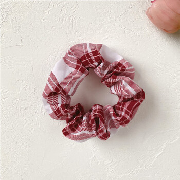 和极美红色系猪大肠圈发圈少女肥肠头绳女网红ins风法式简约头饰