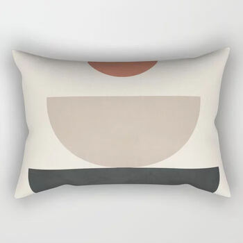 远嘉妮北欧风几何风办公室沙发靠垫抱枕套客厅靠垫腰枕长方形枕头430