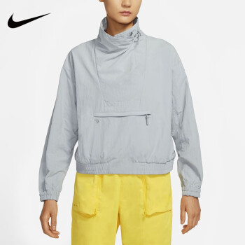耐克（NIKE）卫衣女冬季新款运动休闲梭织立领半拉链套头衫DQ6658 DQ6658-012 S