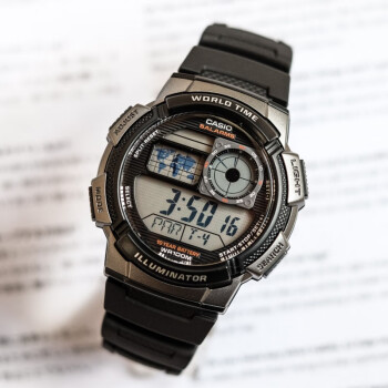 卡西歐(casio)g-shock機械運動手錶復古學生戶外方形電子男表ae1200wh