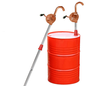 手摇油泵铸铁柴油手动抽油泵抽油器油抽子机油桶泵 铸铁32型手摇泵