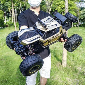 遥控汽车成人大型 1:8超大号半米车身合金攀爬遥控车四驱高速山地大脚