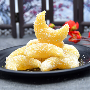 麦海龟山东特产羊角蜜梅豆角果子糖角蜜饺子老式传统蜜食散装糕点心