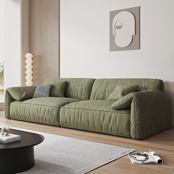 natuzzi baxter大象耳朵布艺乳胶沙发直排羽绒意式现代简约小户型北欧
