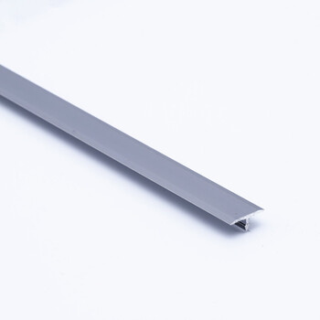 钛铝合金t型条8mm/10mm/12mm装饰条压边条瓷砖收边条地板t型压条 铁灰