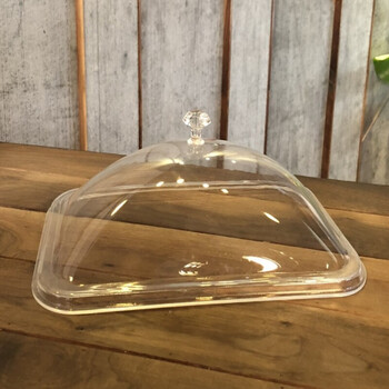 烤盘盖子透明餐盖餐盘罩卤菜店熟食盘罩子保鲜盖菜桌罩(两个起发货)