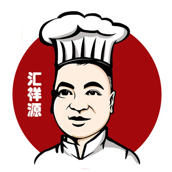 手绘卡通肖像 夸张动漫 真人照片人物logo定制作 商标人像 头像(单人)