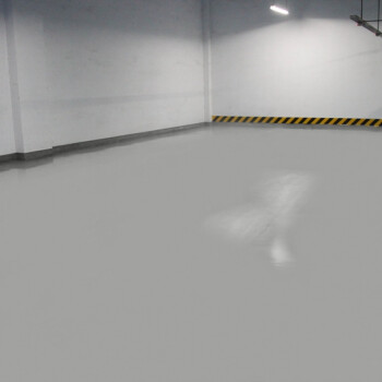 环氧树脂地面漆 水性室内室外耐磨家用水泥地板漆 浅灰色 5l