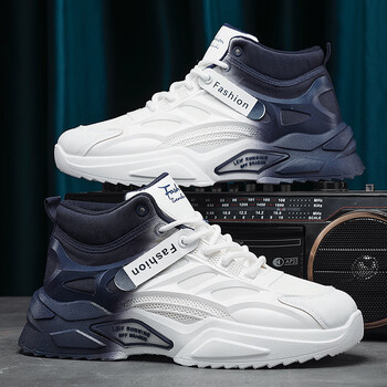 x young特步高帮男鞋春季百搭休闲运动跑步鞋男款厚底青少年篮球老爹