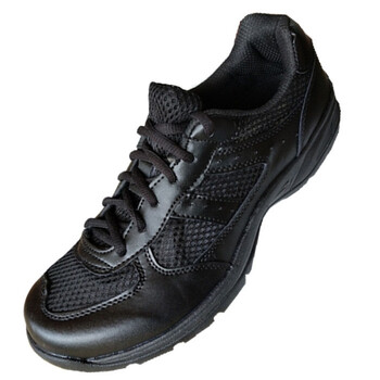 特勤靴07式作训鞋黑色军训胶鞋男超轻低帮夏季透气网眼面跑步防滑