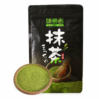 味客吉抹茶粉100g 日式食用绿茶粉蛋糕冲饮奶茶布丁烘焙原料 图片价格品牌报价 京东